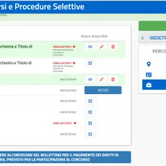 Piattaforma per procedure selettive e concorsi: sezione "Titoli di Servizio" completata.