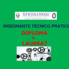 Insegnante Tecnico Pratico: diploma o laurea? Immagine con ingranaggi e persone che lavorano.
