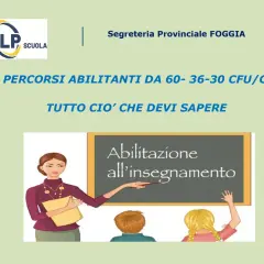 Percorsi abilitanti da 60, 36, 30 CFU/CFA per insegnare. Tutto ciò che devi sapere.