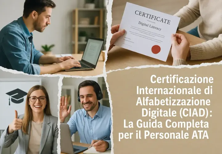Certificazione Internazionale di Alfabetizzazione Digitale (CIAD) per il personale ATA: un percorso di crescita professionale con attestato.