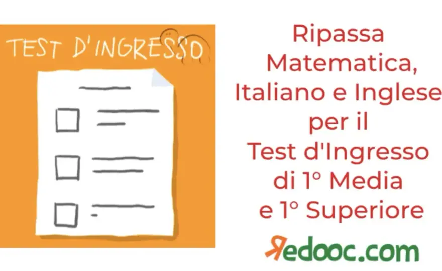 Test d’ingresso prima media - cosa sapere e come prepararsi