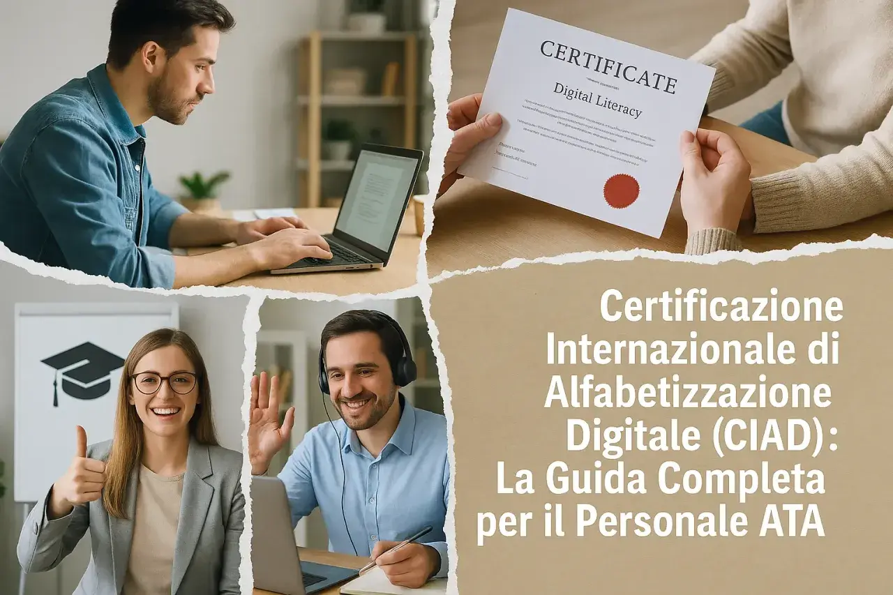 Certificazione Internazionale di Alfabetizzazione Digitale (CIAD) per il personale ATA: un percorso di crescita professionale con attestato.